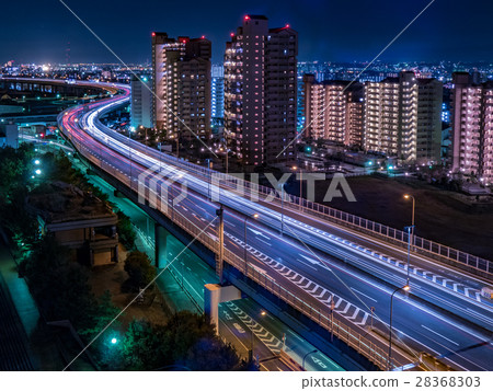 從Izumiotsu PA出發的阪神高速公路海岸線的軌跡 28368303
