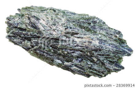 specimen of Actinolite crystals isolated specimen of Actinolite crystals isolated 28369914