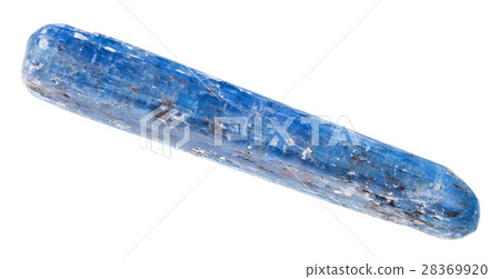 tumbled kyanite crystal isolated on white tumbled kyanite crystal isolated on white 28369920