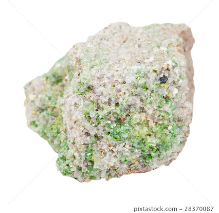 rock with pintadoite crystals on sandstone 28370087