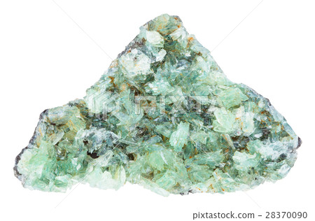 natural anapaite crystals isolated on white natural anapaite crystals isolated on white 28370090