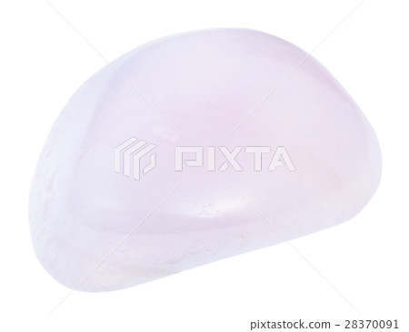 pebble of pink Petalite (castorite) stone 28370091