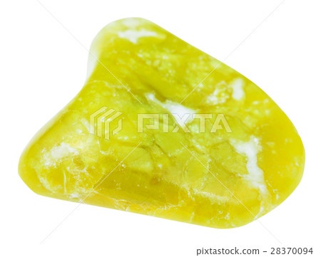 polished yellow lizardite (serpentine) gemstone polished yellow lizardite (serpentine) gemstone 28370094