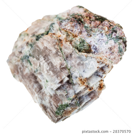 specimen of Delhayelite rock isolated 28370570