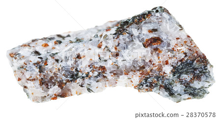 Calcite piece with Chondrodite and Diopside Calcite piece with Chondrodite and Diopside 28370578