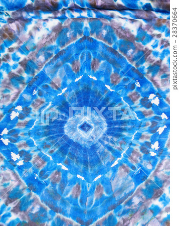silk scarf with abstract blue geometric ornament silk scarf with abstract blue geometric ornament 28370664