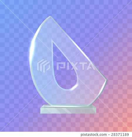 My Best Trophy. Semi-oval Award with Drop Inside My Best Trophy. Semi-oval Award with Drop Inside 28371189