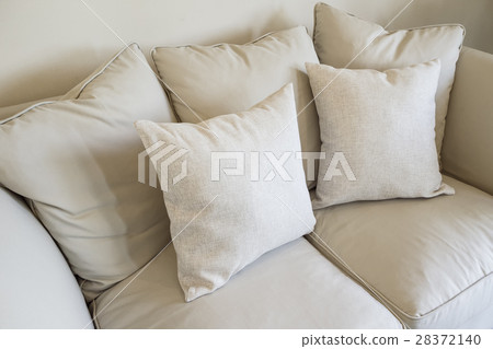 Pillows on sofa Room Home interior Decoration  28372140