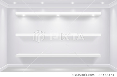 Shop-window shelf for goods 28372373