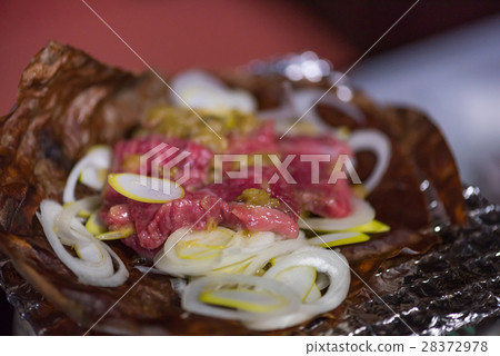 Oba miso beef 28372978