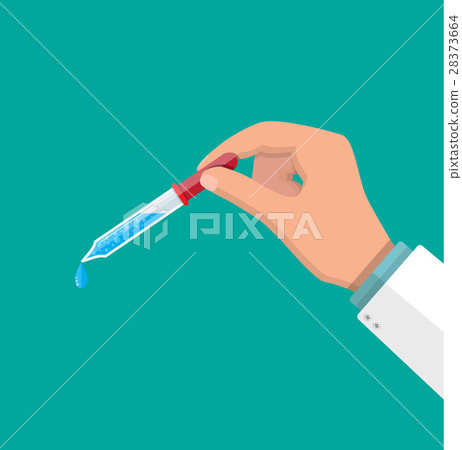 Pipette with drop in hands doctor. 28373664