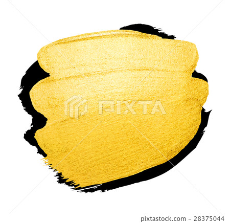 Vector golden brush stroke for you amazing design Vector golden brush stroke for you amazing design 28375044
