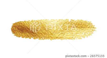 Vector golden brush stroke for your amazing design - Stock Illustration ...