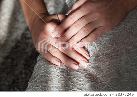 Female hands with manicure Female hands with manicure 28375249