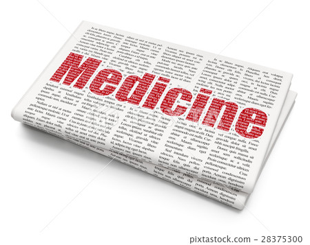 Medicine concept: Medicine on Newspaper background Medicine concept: Medicine on Newspaper background 28375300
