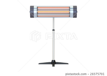 Halogen or infrared heater, front view 28375701