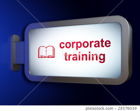 Learning concept: Corporate Training and Book on 28376039