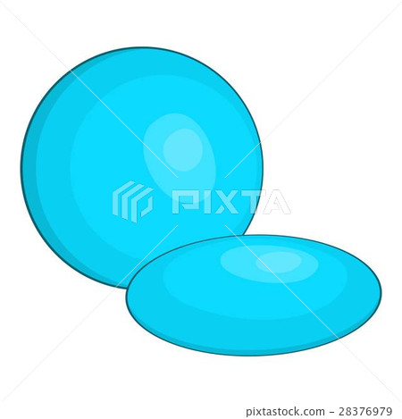 Contact lens icon, cartoon style Contact lens icon, cartoon style 28376979