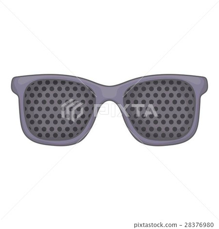 Perforating glasses icon, cartoon style Perforating glasses icon, cartoon style 28376980