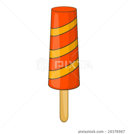 Fruit ice cream icon, cartoon style 28376987