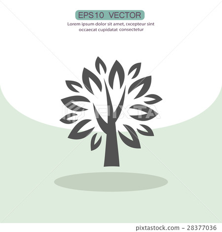Pictograph of tree Pictograph of tree 28377036