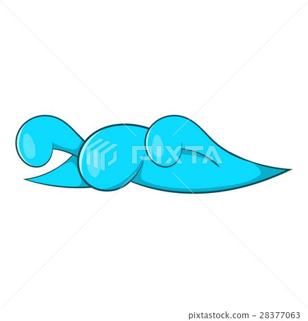 Big waves icon, cartoon style 28377063