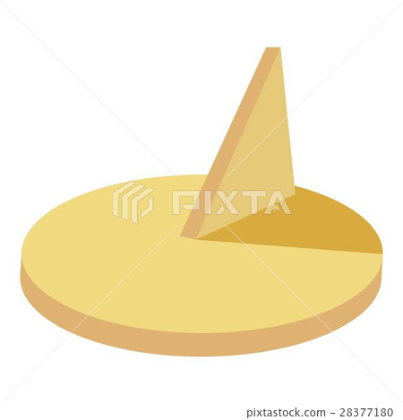 Sundial icon, cartoon style 28377180