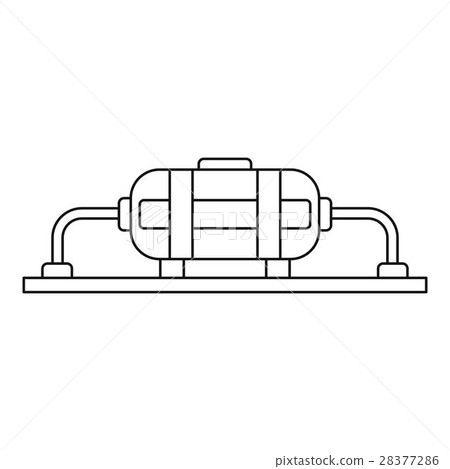 Oil production icon, outline style Oil production icon, outline style 28377286