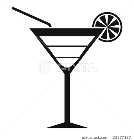 Beach cocktail icon, simple style Beach cocktail icon, simple style 28377327