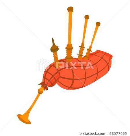 Bagpipes icon, Cartoon style 28377465