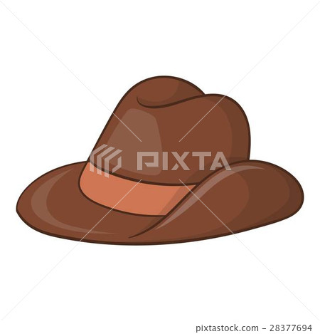Australia cowboy hat icon, cartoon style 28377694
