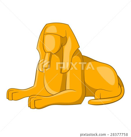 Sphinx icon, cartoon style 28377758