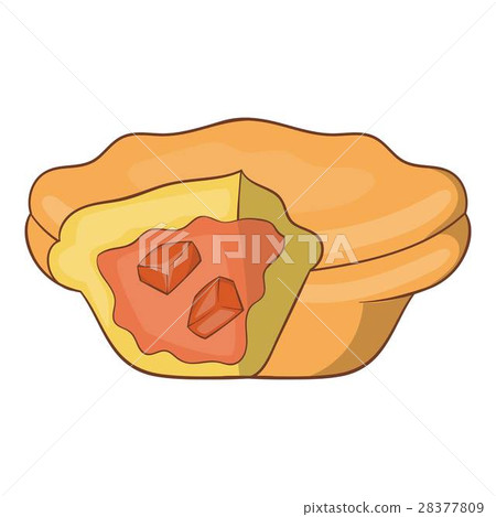 Australia meat pie icon, cartoon style 28377809