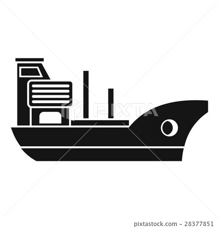 Marine ship icon, simple style 28377851