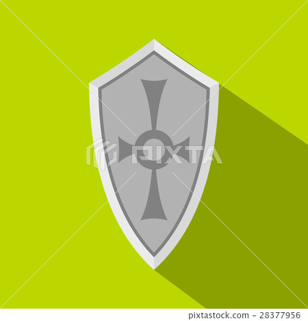 Shield icon, flat style 28377956