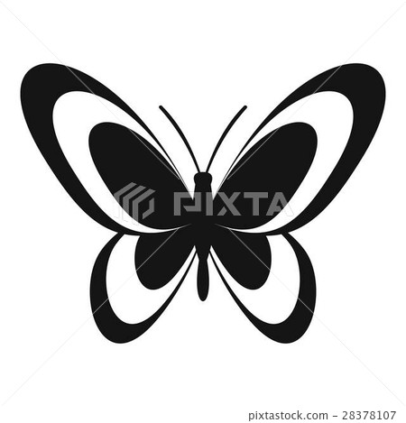 Butterfly icon, simple style 28378107