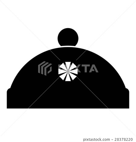 Winter hat icon, simple style 28378220