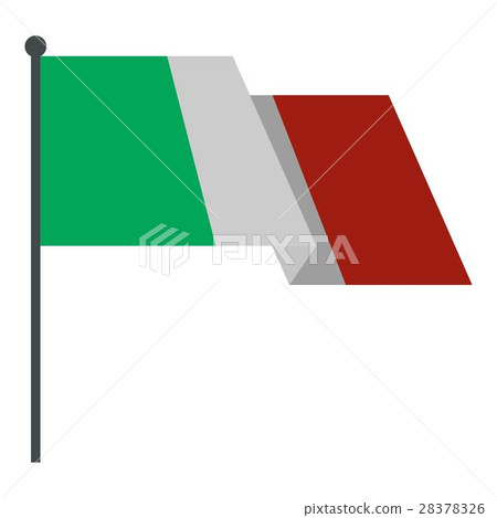Italian flag icon, flat style Italian flag icon, flat style 28378326
