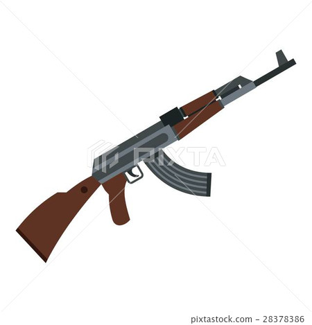Akm icon, flat style 28378386