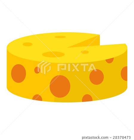 Cheese icon, cartoon style Cheese icon, cartoon style 28378473