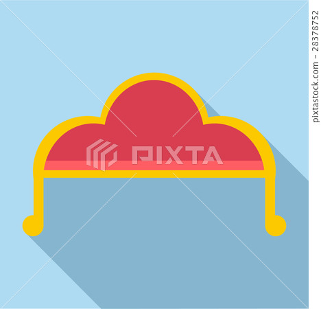 Sofa icon, flat style Sofa icon, flat style 28378752