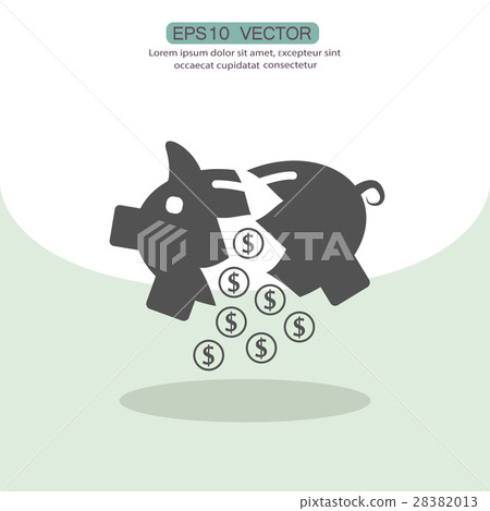 Pictograph of moneybox 28382013