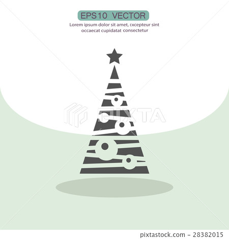 Pictograph of christmas tree 28382015