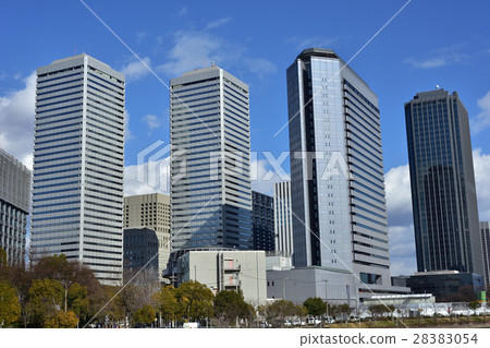 在冬天天空的大阪OBP 在冬天天空的大阪OBP 28383054