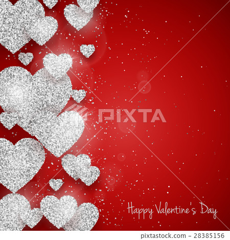 Vector Happy Valentine's Day greeting card 28385156