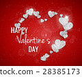 Vector Happy Valentine's Day greeting card 28385173