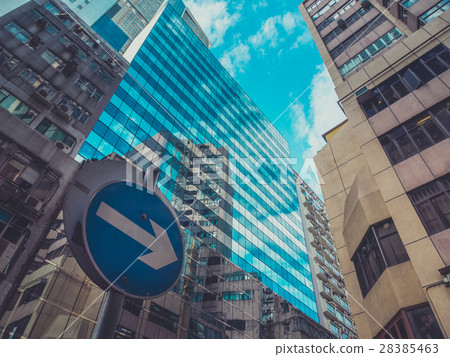 Skyscraper Buildings and Sky View 28385463