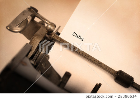 Old typewriter - Cuba Old typewriter - Cuba 28386634
