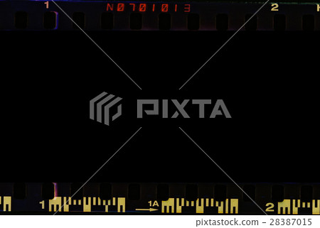 Real film border strip scan. 28387015