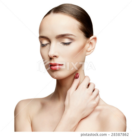 Beautiful Woman with Clean Fresh Skin Beautiful Woman with Clean Fresh Skin 28387862
